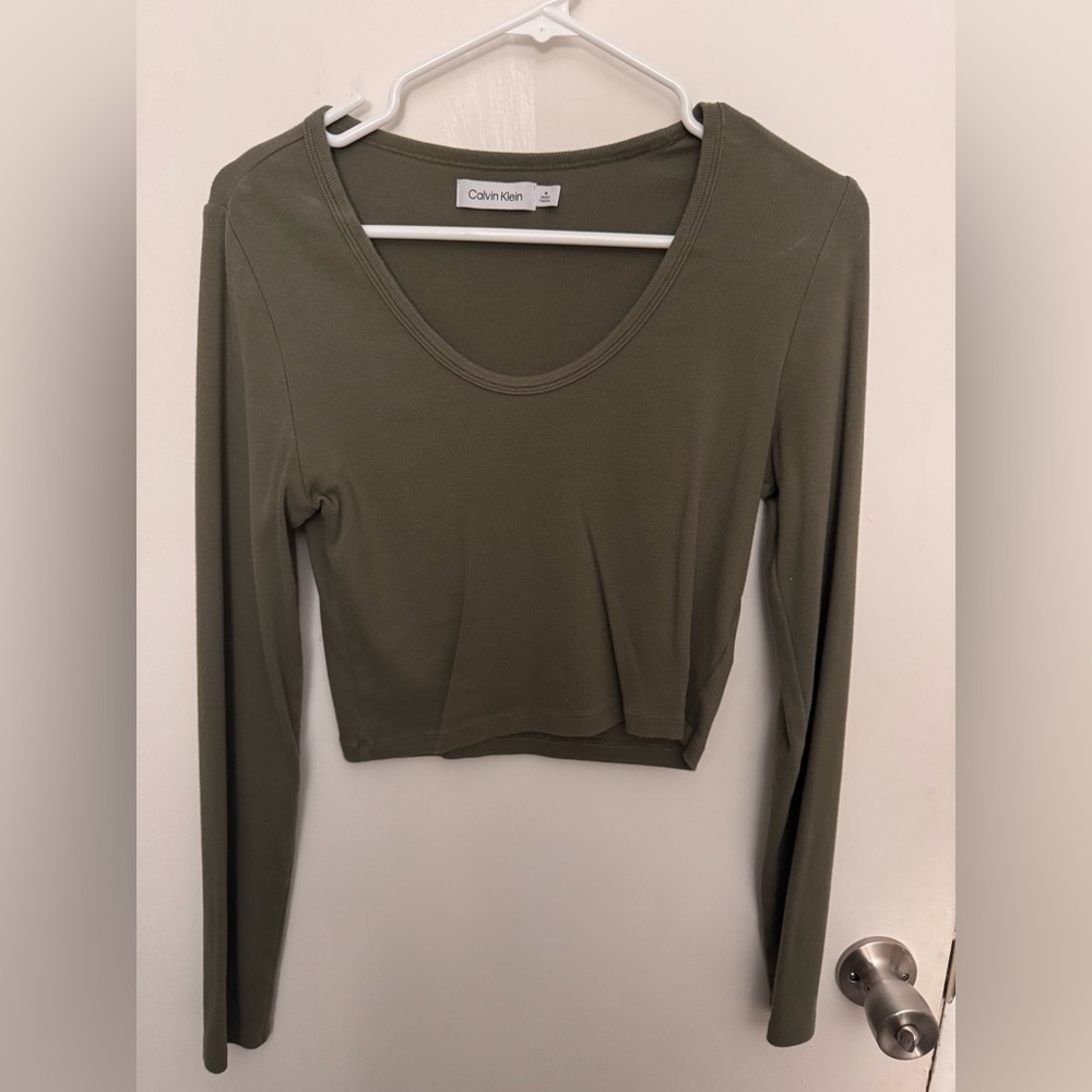 Calvin Klein Long sleeve crop top